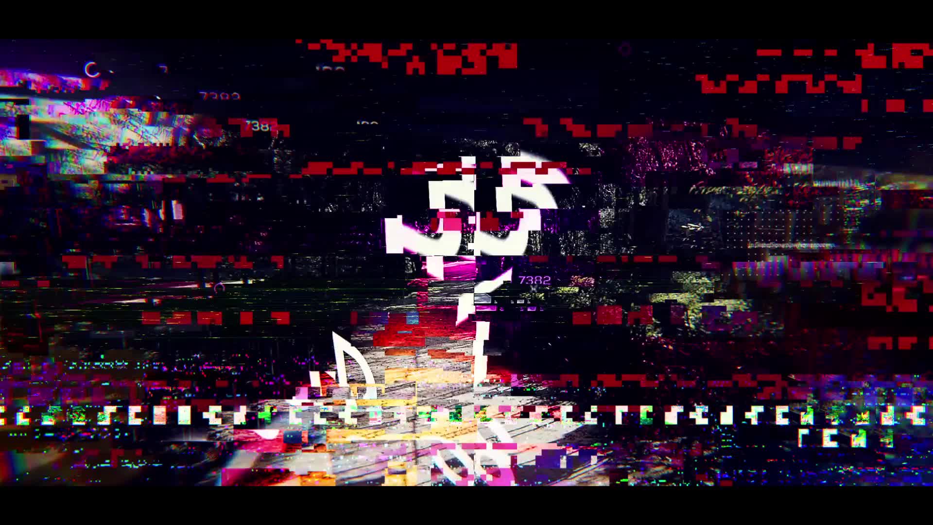 Glitch Big Titles Slideshow Videohive 23235187 After Effects Image 1