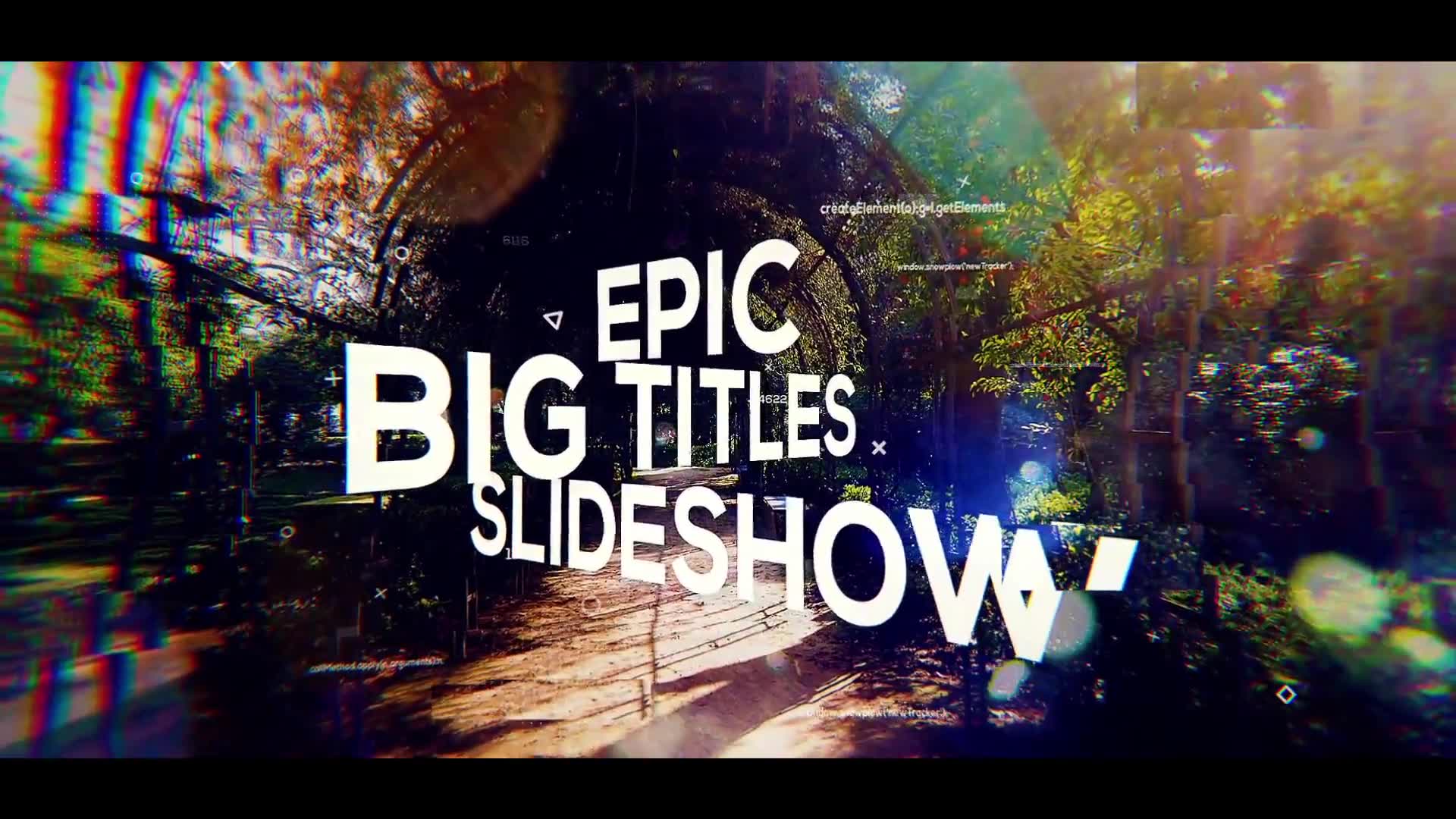 Glitch Big Titles Slideshow Videohive 23235187 After Effects Image 2