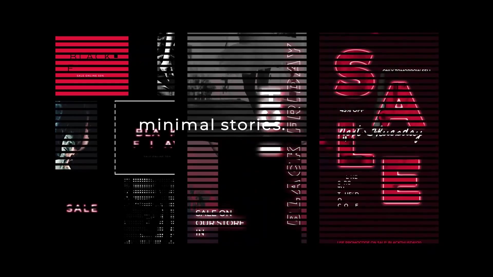 Glitch Black Friday Stories Instagram Videohive 29610431 After Effects Image 5