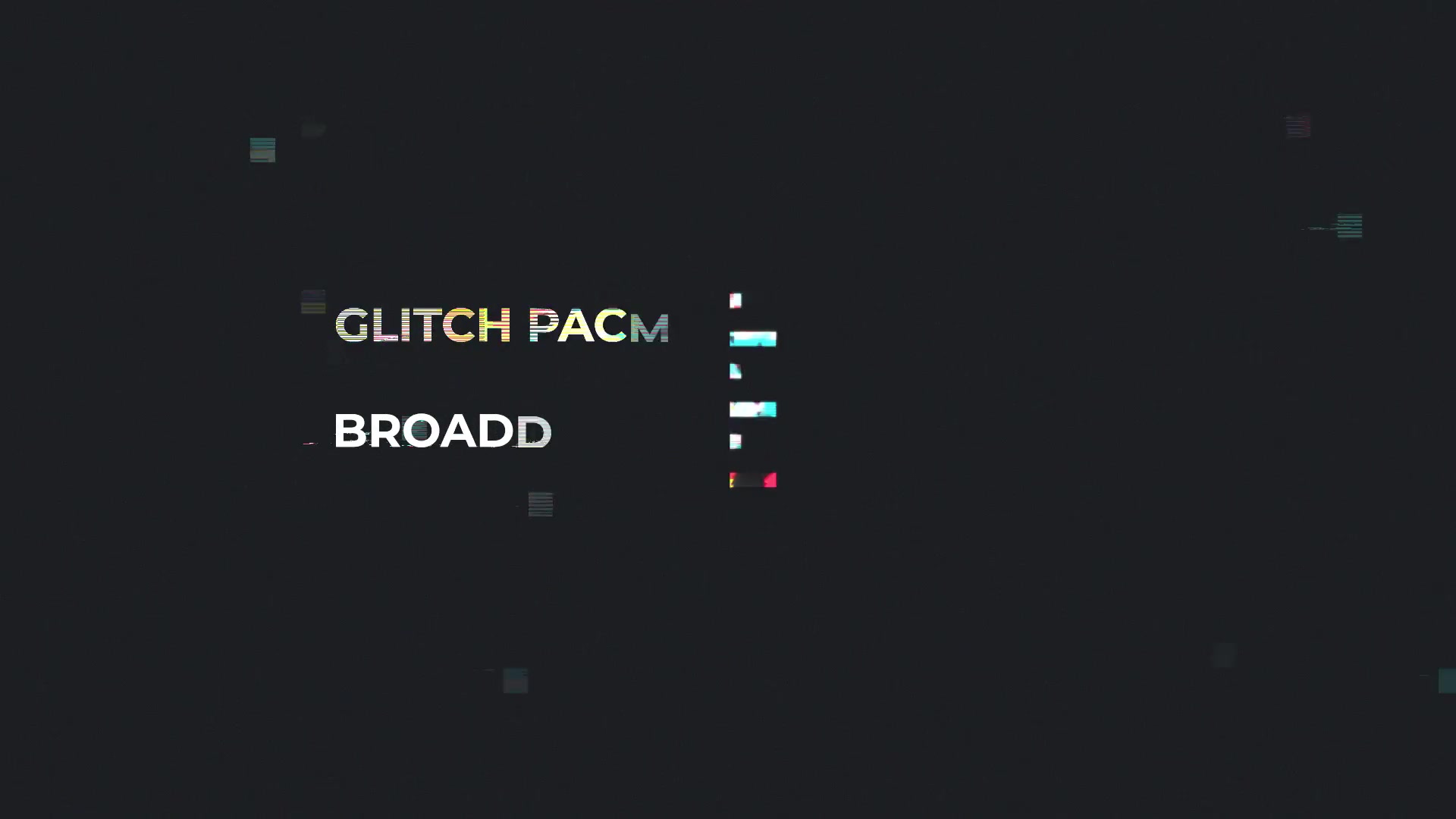 Glitch Broadcast Pack Videohive 22525870 After Effects Image 11