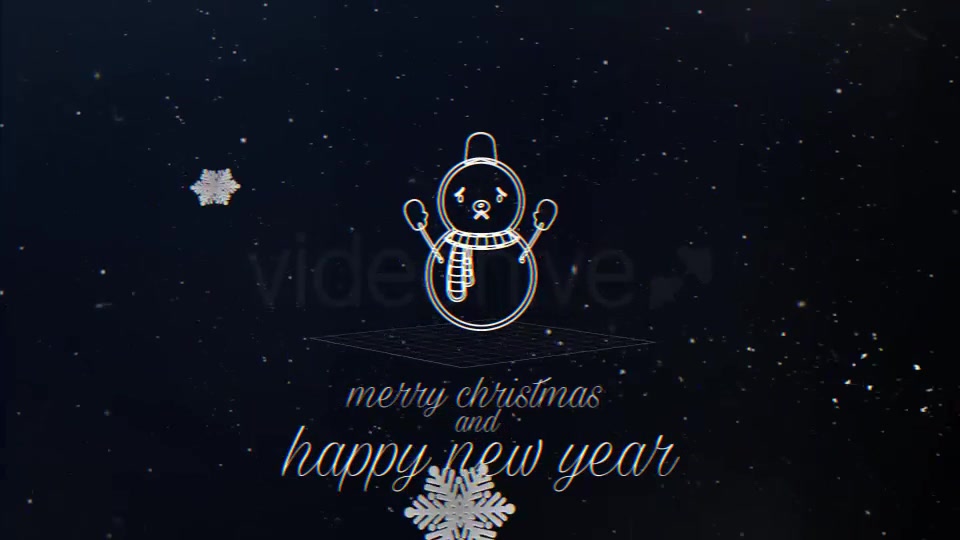 Glitch Christmas Greetings Videohive 13691209 After Effects Image 6