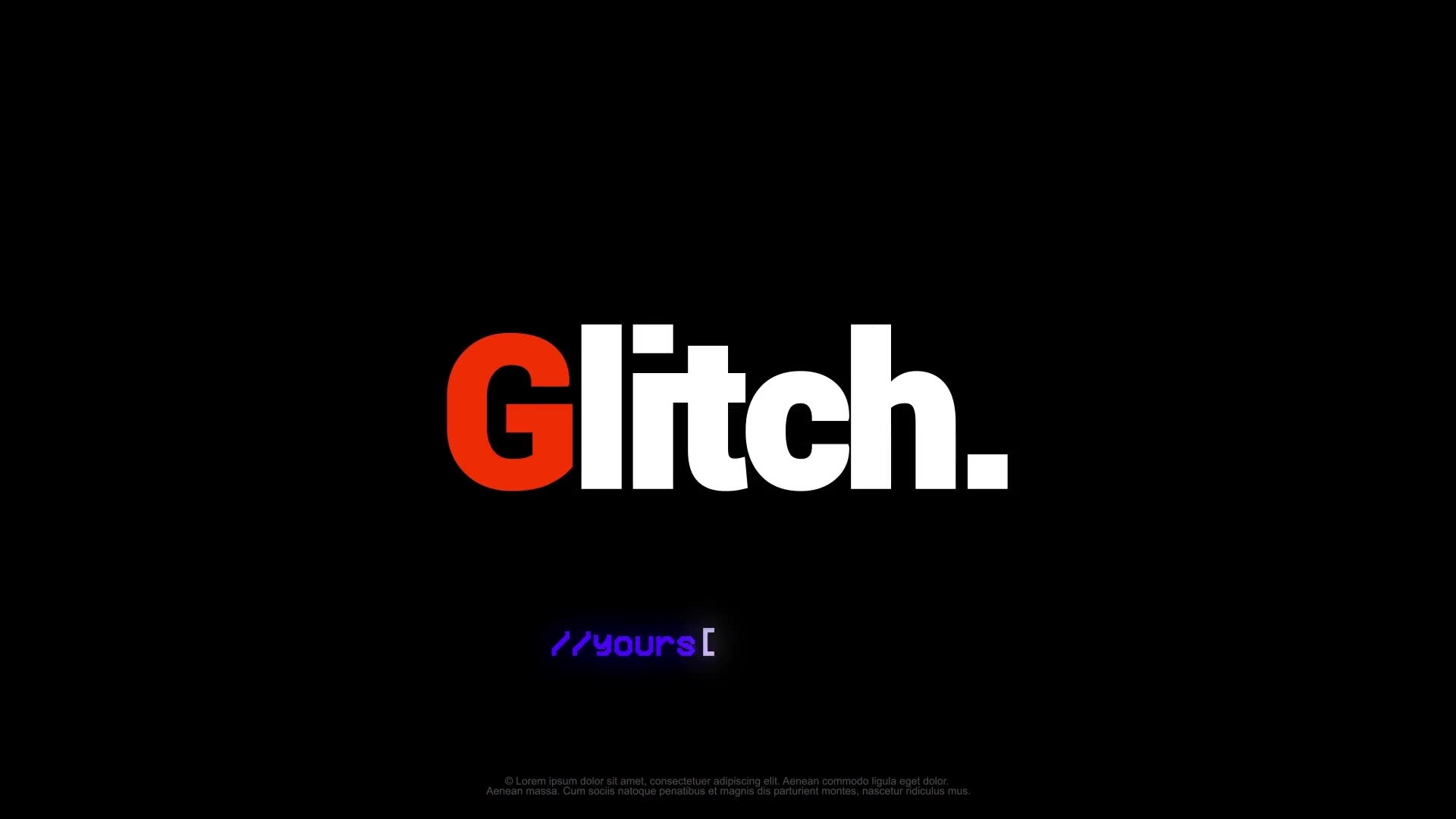 Glitch Cyberpunk Logo Videohive 24833904 After Effects Image 3