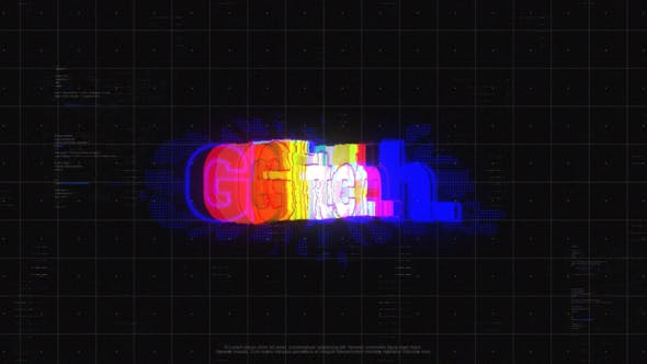 Glitch Cyberpunk Logo - Download 24833904 Videohive