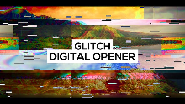 Glitch & Digital Opener - 23114788 Videohive Download