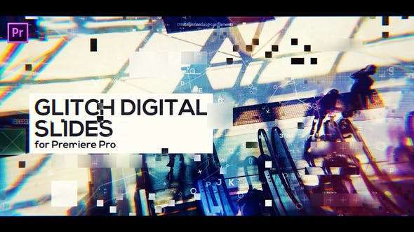 Glitch Digital Slides for Premiere Pro - 23430127 Videohive Download