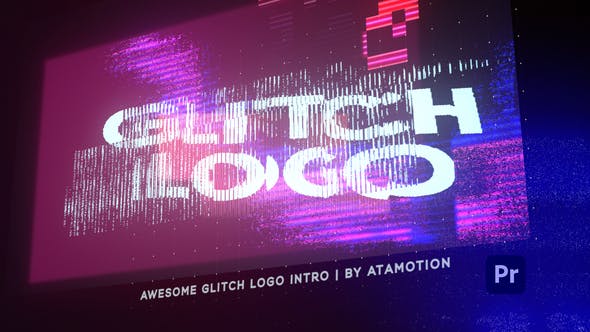 Glitch Distortion Intro Logo - 30854135 Videohive Download