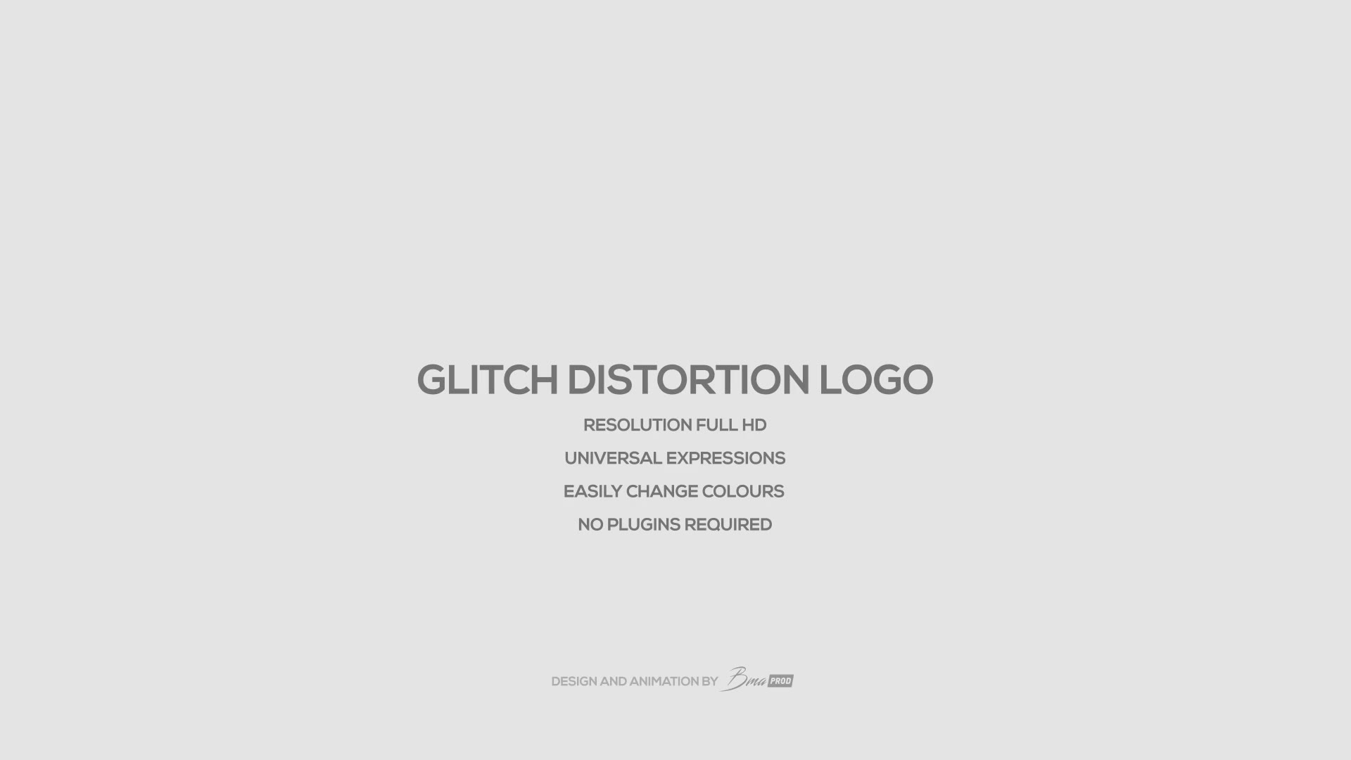 Glitch Distortion Logo Videohive 20362248 After Effects Image 2
