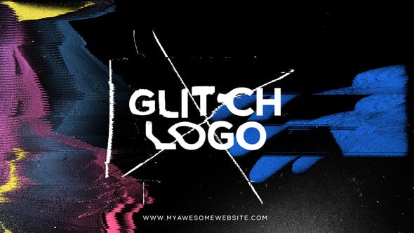 Glitch Distortion Logo Intro Direct Download Videohive 28030565 ...
