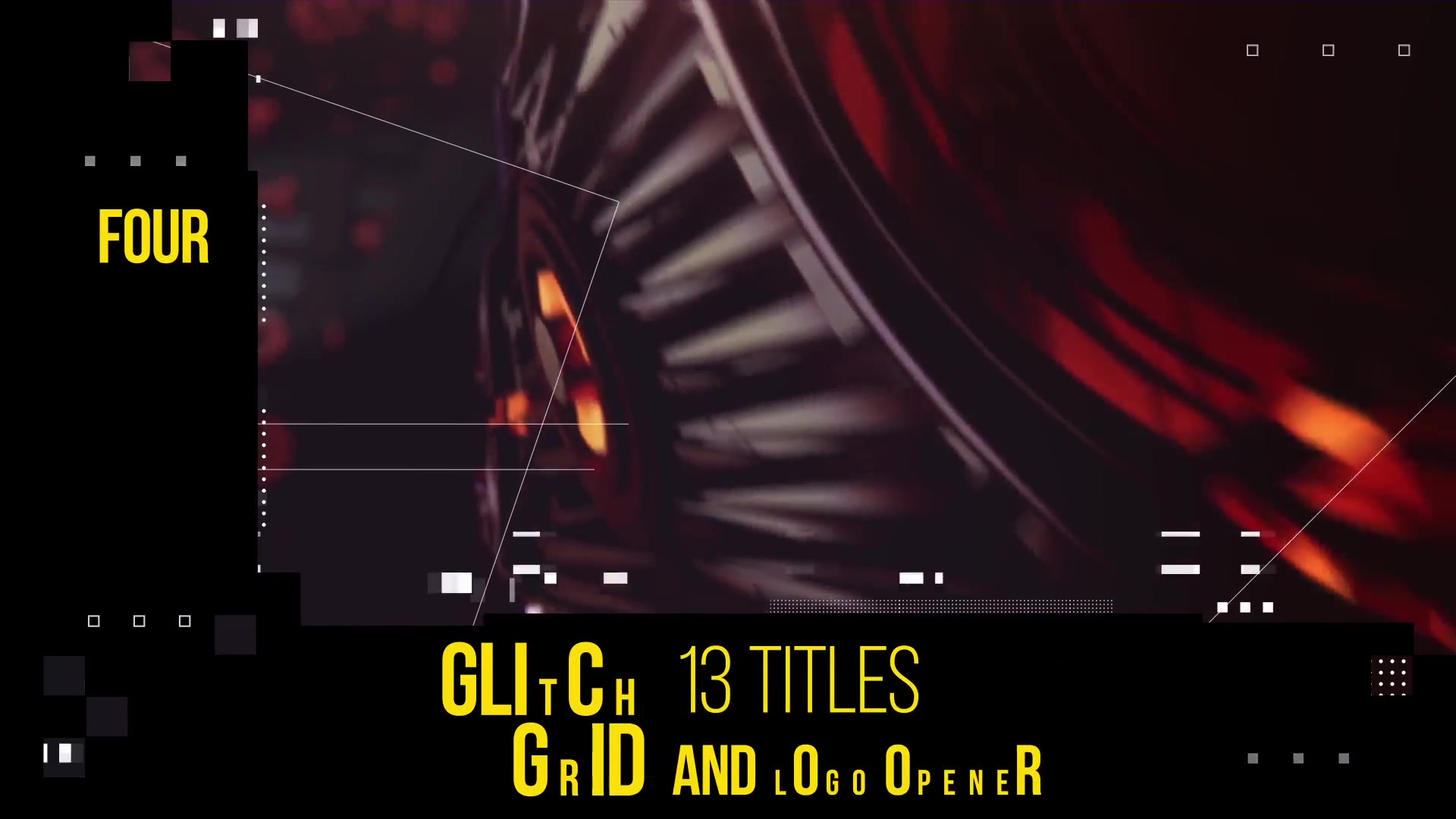 Glitch Grid Titles - Download Videohive 22351560