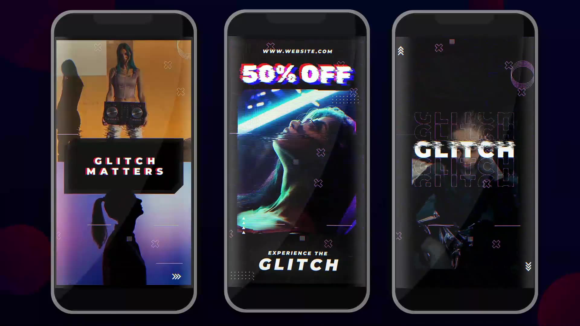 Glitch Instagram Stories 2 Videohive 38110609 After Effects Image 3