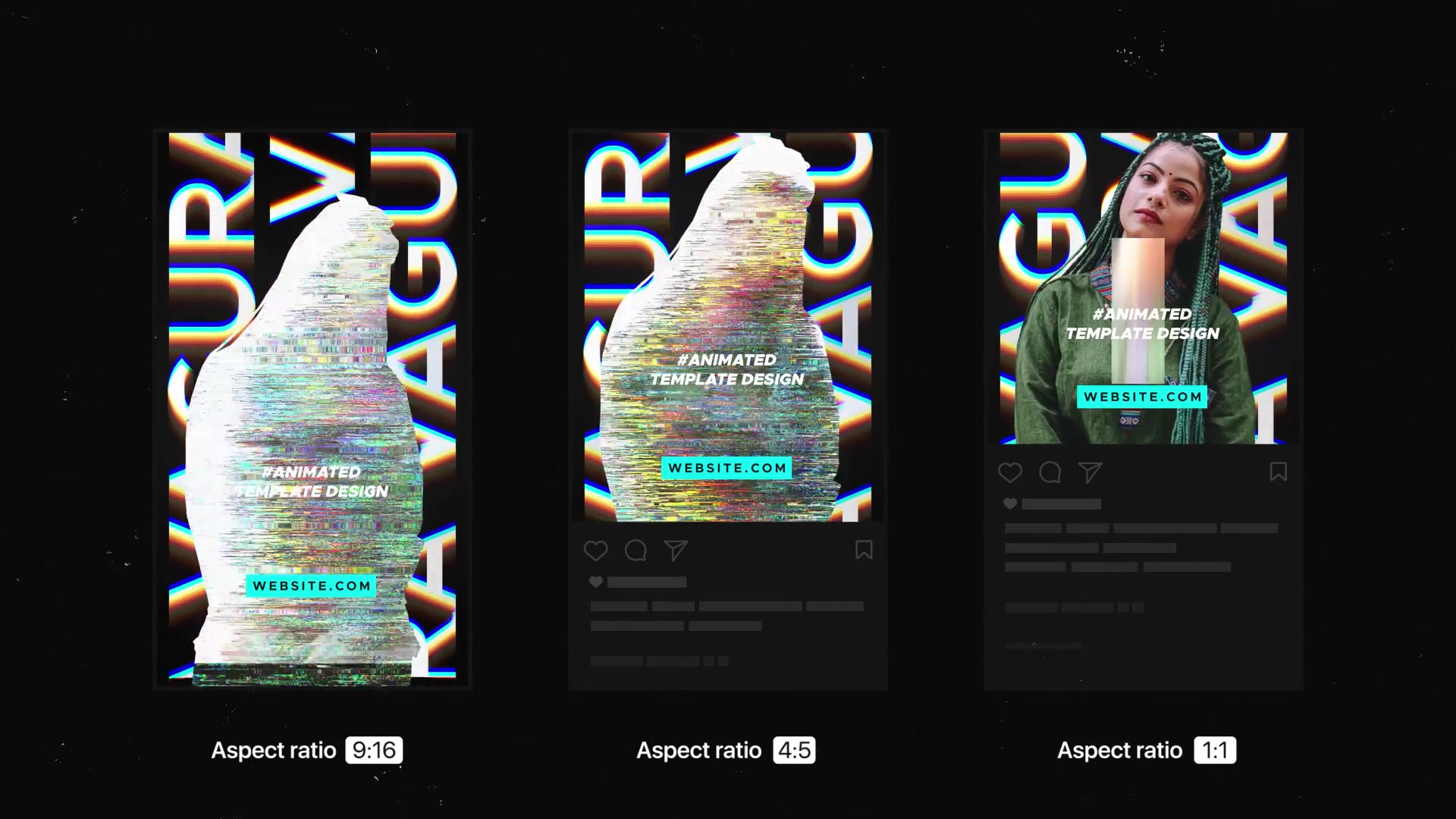 Glitch Instagram Stories Videohive 37991982 After Effects Image 3