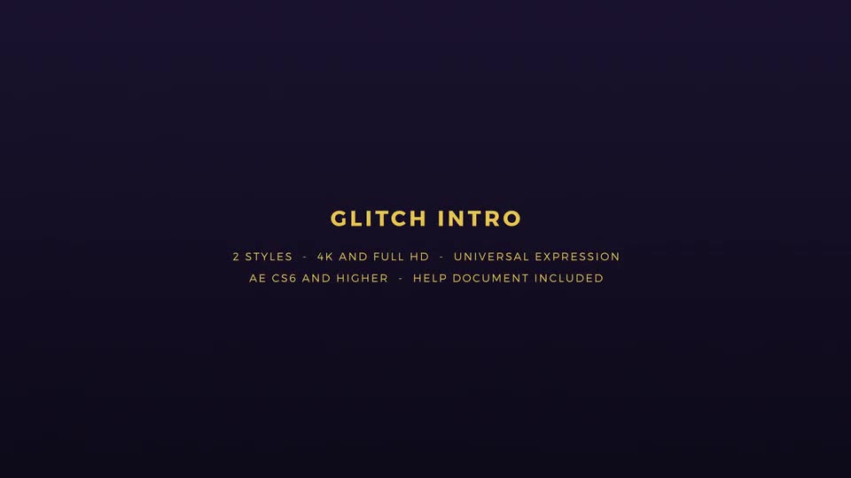 Glitch Intro - Download Videohive 20505526