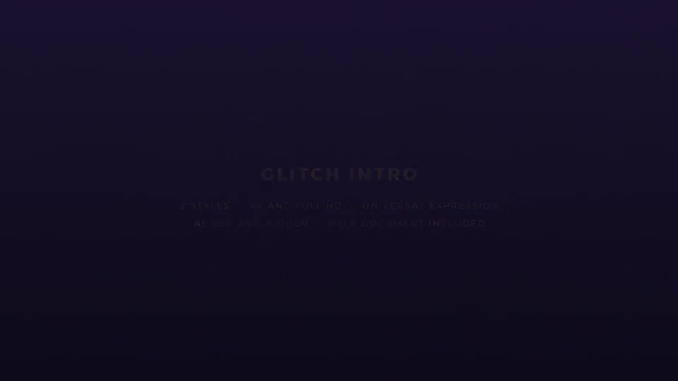 Glitch Intro - Download Videohive 20505526