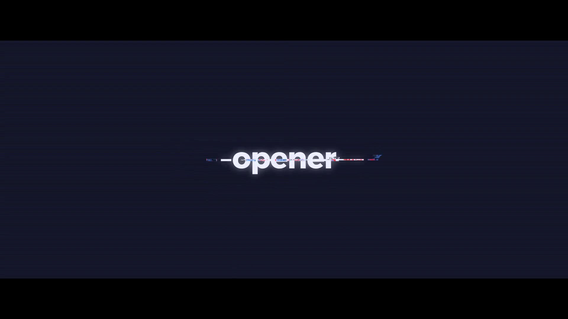 Glitch Intro Glitch Opener Videohive 22842889 After Effects Image 1