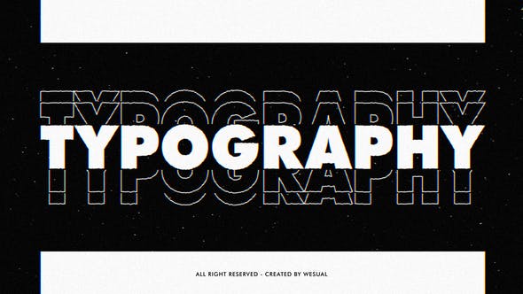 Glitch Kinetic Typography - Videohive 29343738 Download