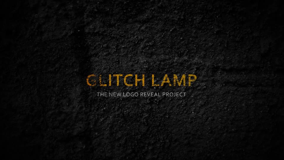 Glitch Lamp Logo Reveal Videohive 13513267 After Effects Image 1