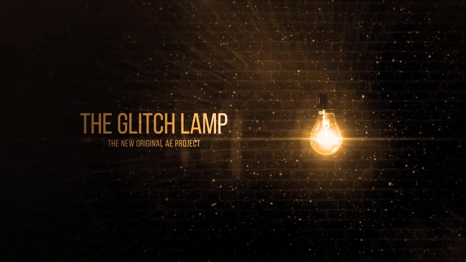 Glitch Lamp Logo Reveal Videohive 13513267 After Effects Image 4