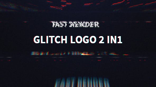 Glitch Logo 2 in 1 - 20129708 Download Videohive