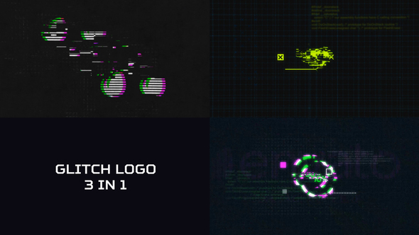 Glitch Logo 3 in 1 - Download Videohive 21170904