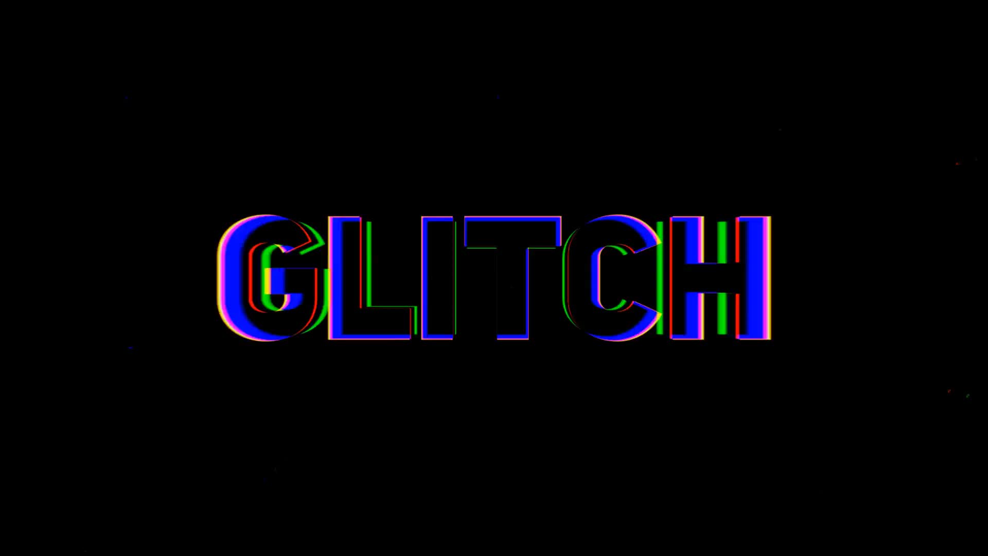 Glitch Logo 4K Videohive 23248668 After Effects Image 1