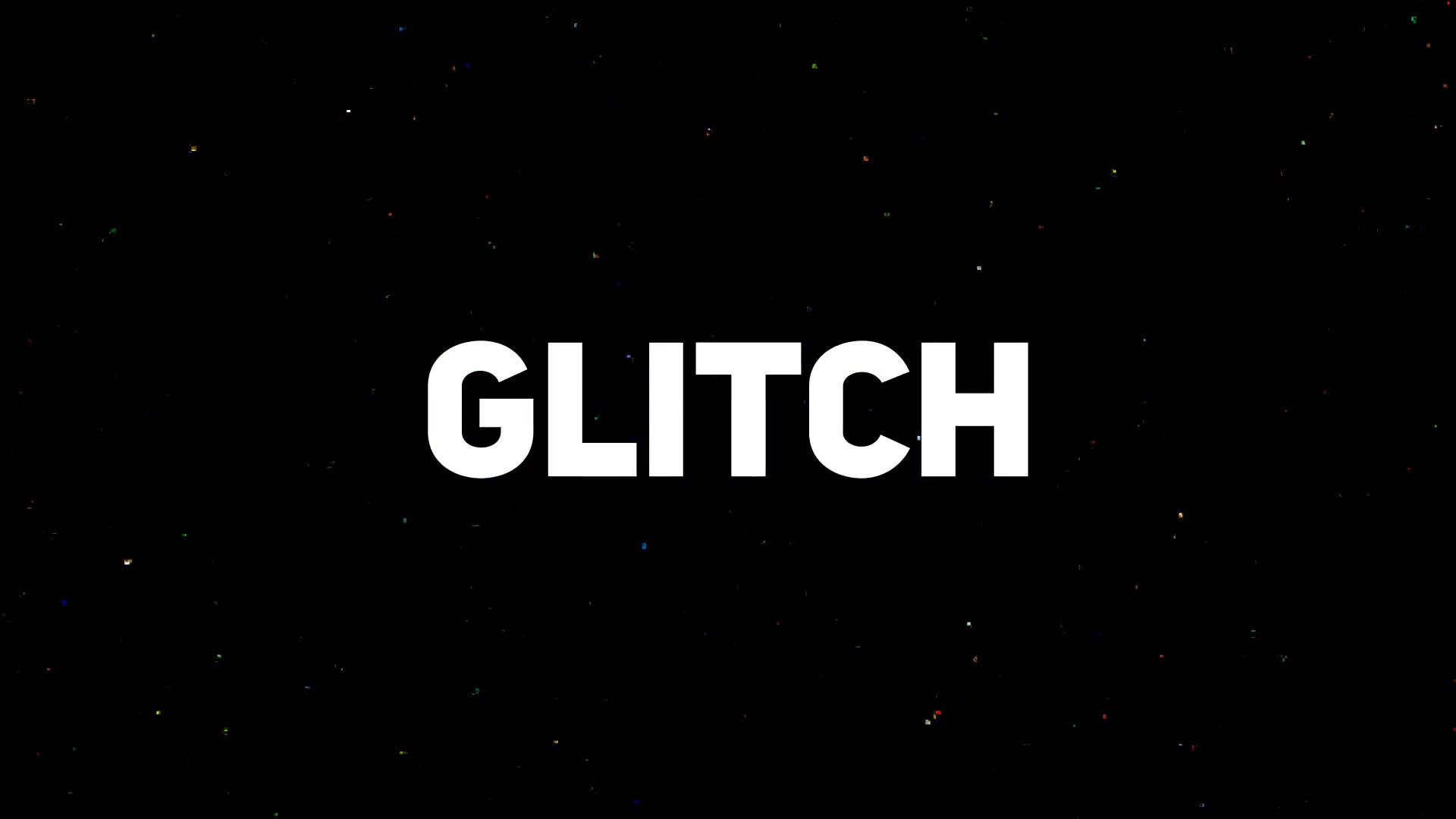 Glitch Logo 4K Videohive 23248668 After Effects Image 2