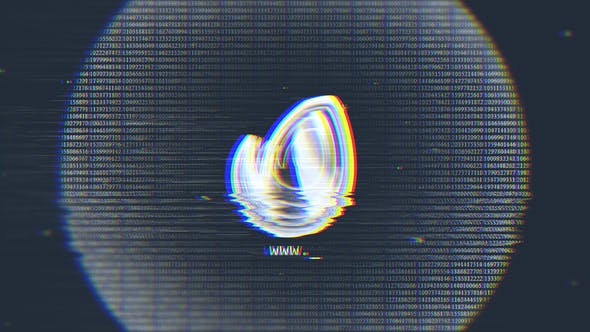 Glitch Logo Abstract Tech - 35588728 Videohive Download