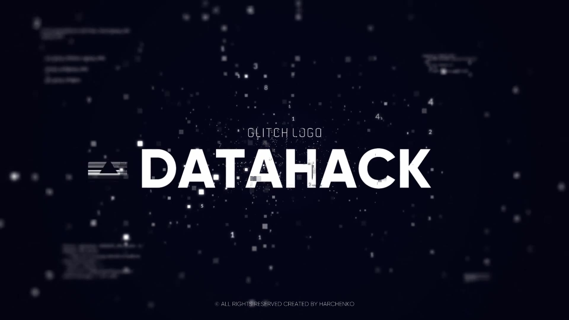 Glitch Logo Data Hack // DaVinci Resolve Videohive 32922176 DaVinci Resolve Image 9