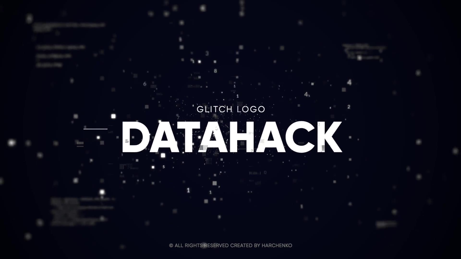 Glitch Logo Data Hack for Final Cut Pro X Videohive 25630102 Apple Motion Image 2