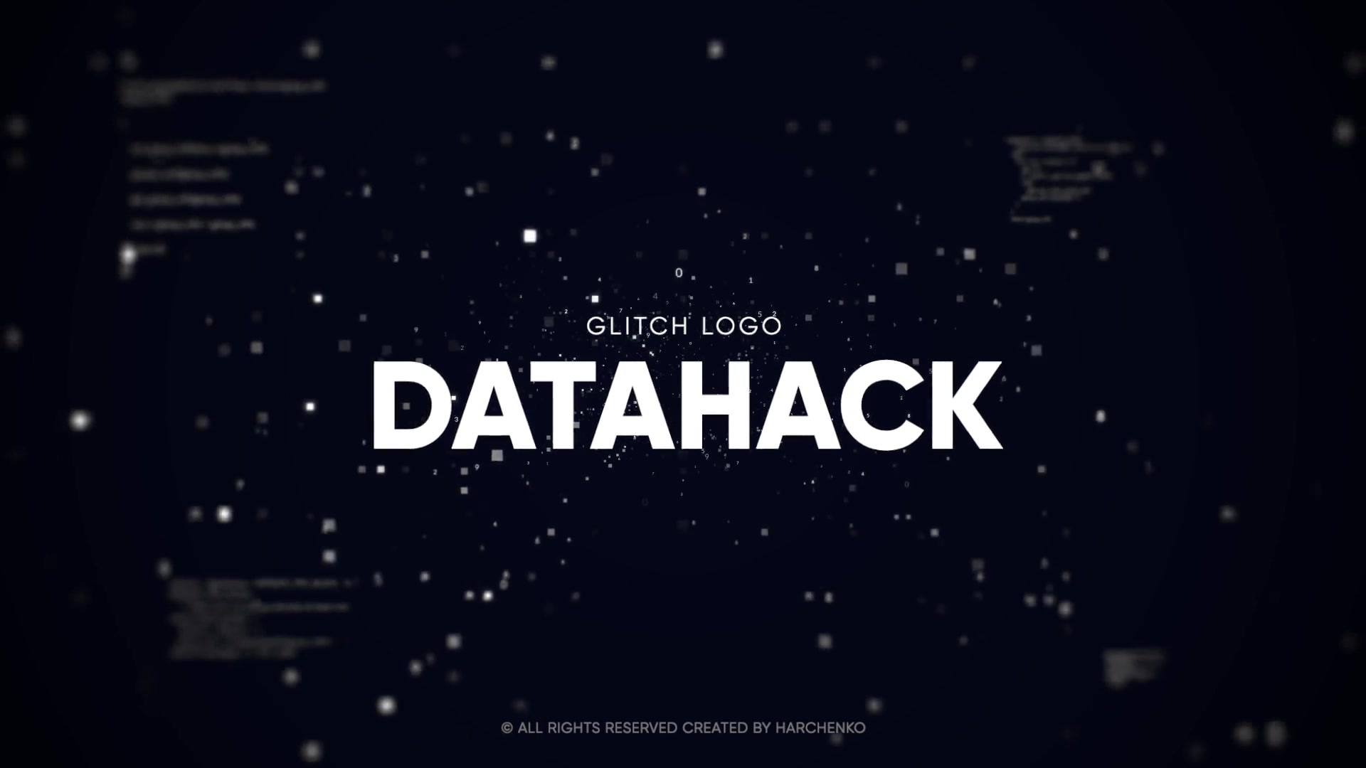 Glitch Logo Data Hack for Final Cut Pro X Videohive 25630102 Apple Motion Image 4