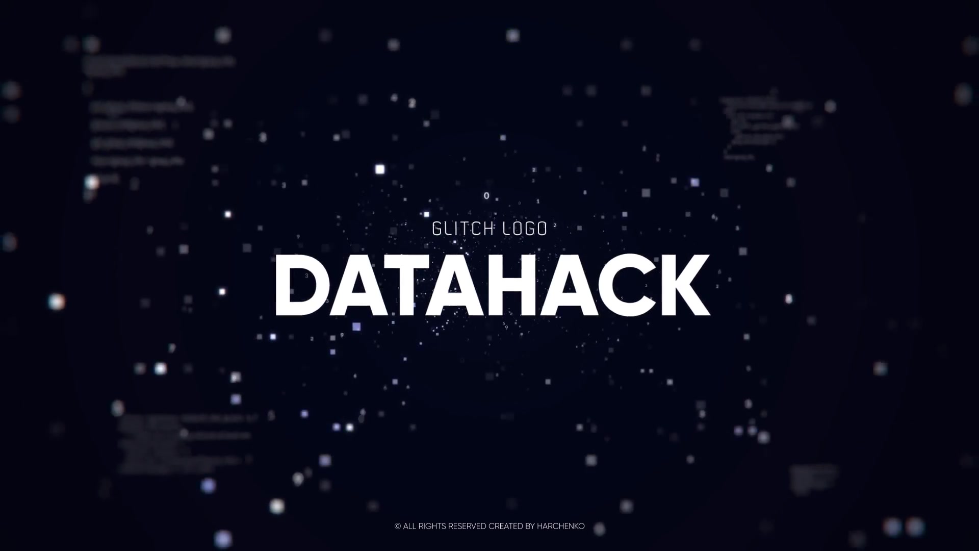 Glitch Logo Data Hack Videohive 22905517 After Effects Image 4