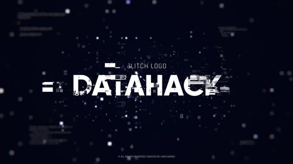 Glitch Logo Data Hack - Videohive 22905517 Download