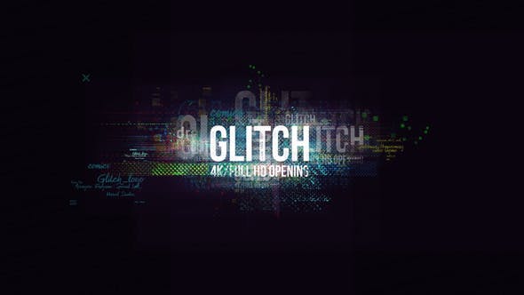 Glitch Logo/ Digital Hi Technology Intro/ Distortion Transitions/ Hud Opener/ Youtube Blogger/ Text - Download Videohive 23619879