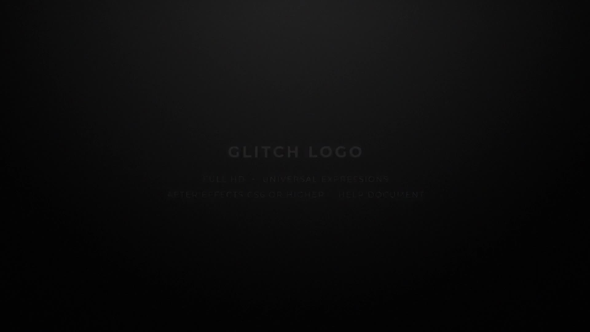 Glitch Logo Videohive 22807299 After Effects Image 2