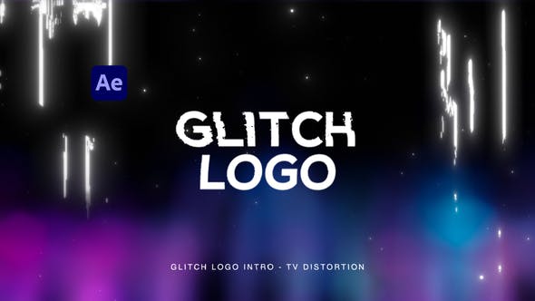 Glitch Logo Intro TV Distortion - Download Videohive 35885332
