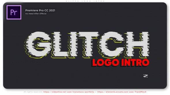 Glitch Logo Intro - Videohive Download 35401708