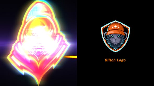 Glitch Logo Intro - Videohive Download 37643420