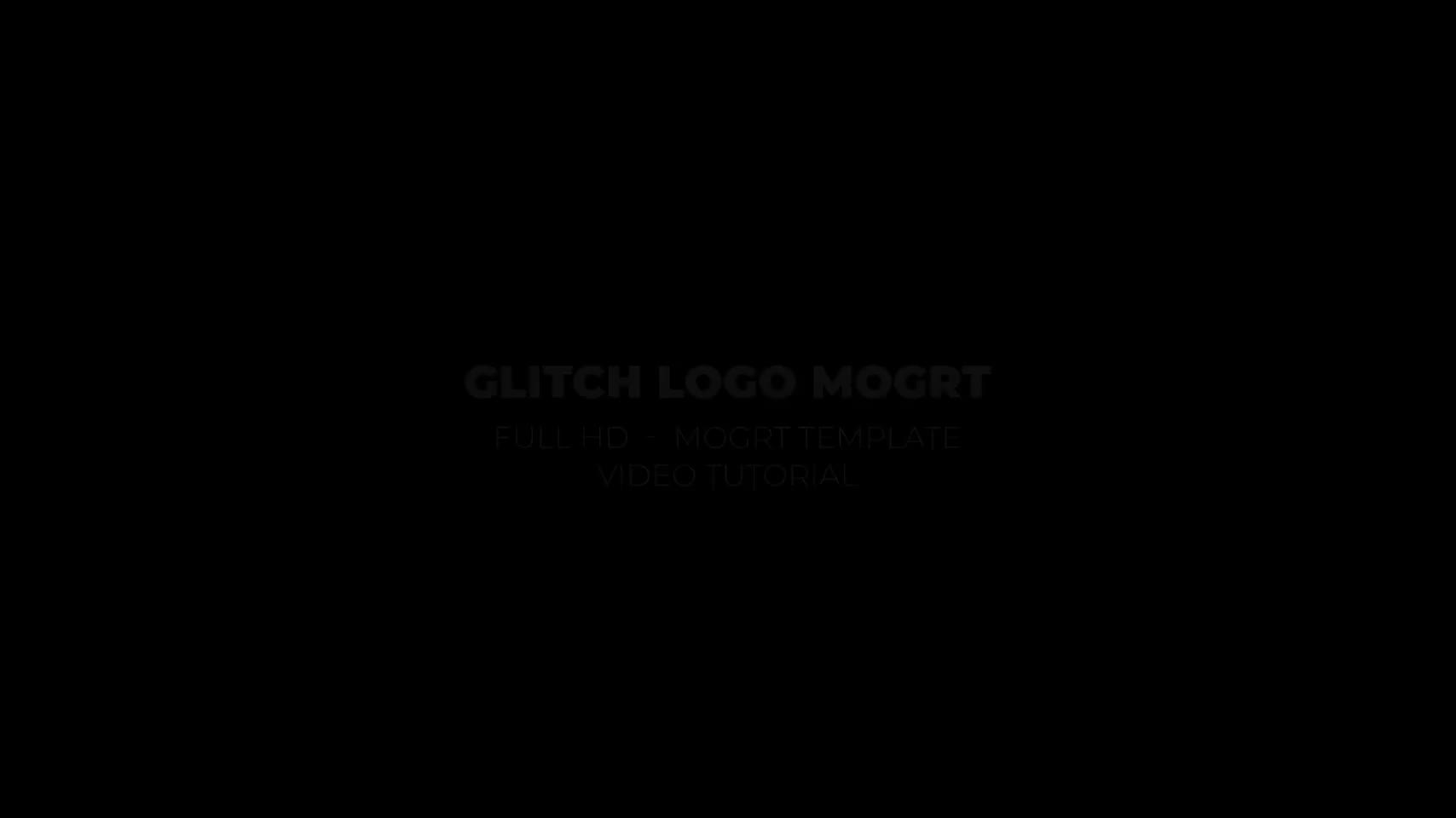 Glitch Logo Mogrt Videohive 24311897 Premiere Pro Image 3
