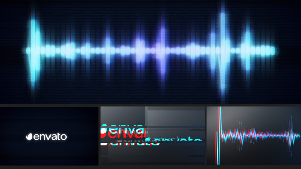 Glitch Logo Music Visualizer - Download Videohive 12007950