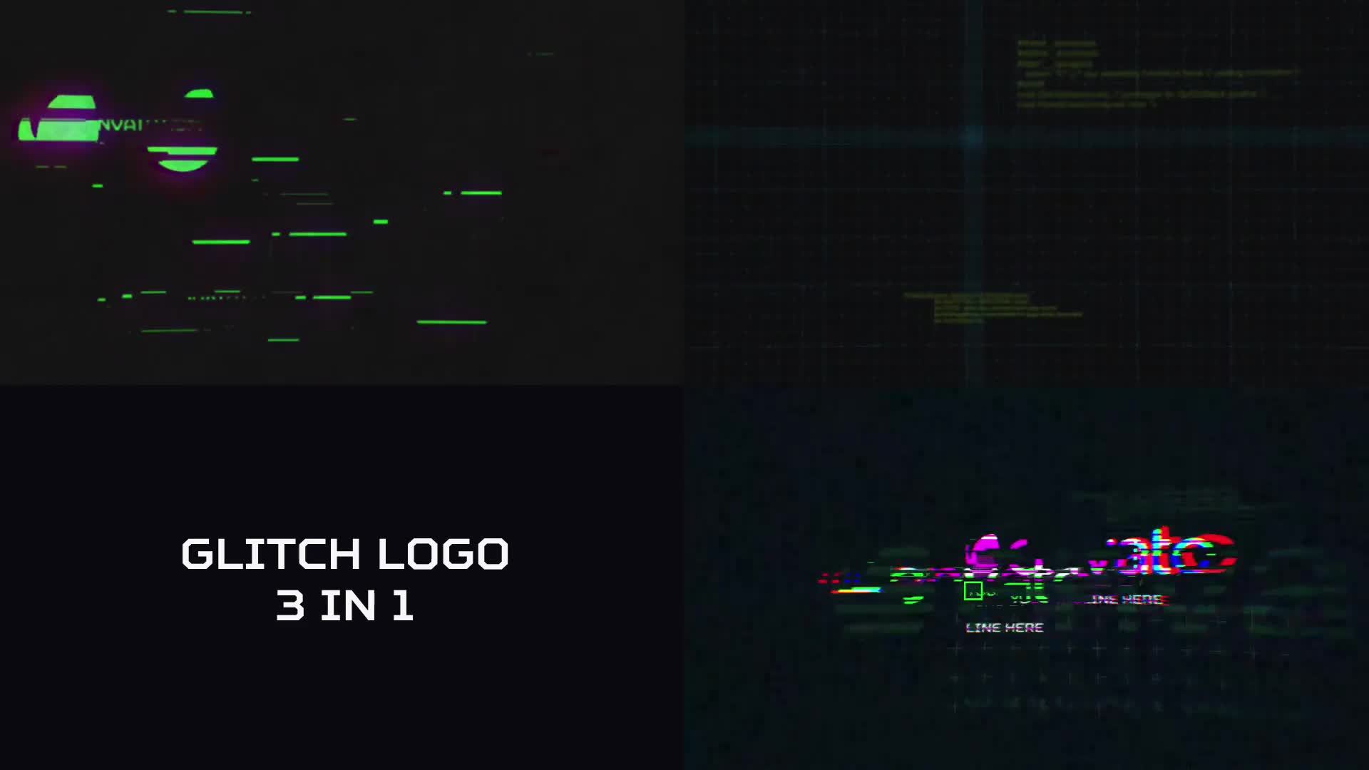 Glitch Logo Pack Videohive 27592033 Premiere Pro Image 1