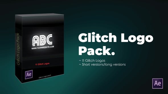 Glitch Logo Pack - Download 25506854 Videohive