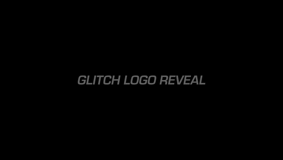 Glitch Logo Reveal Videohive 13253418 After Effects Image 1