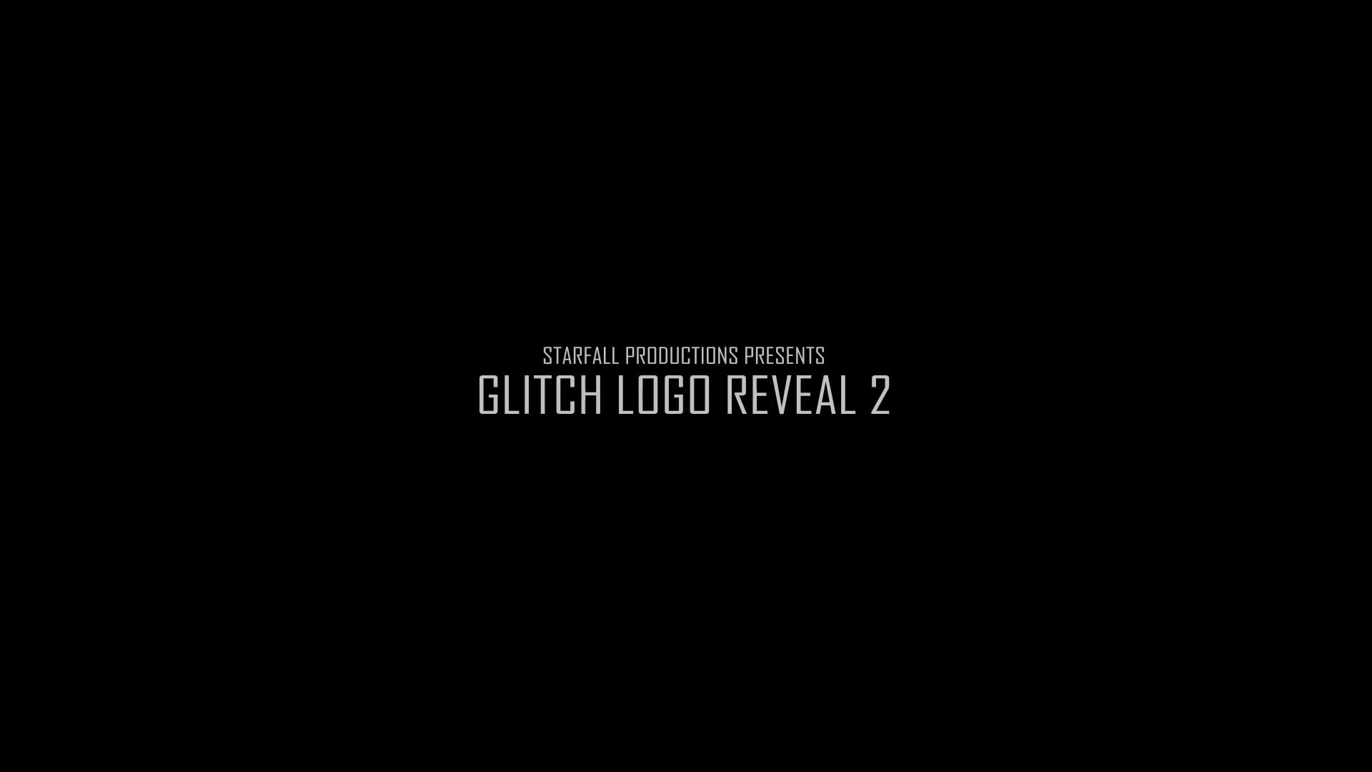 Glitch Logo Reveal 2 Videohive 27682483 After Effects Image 1