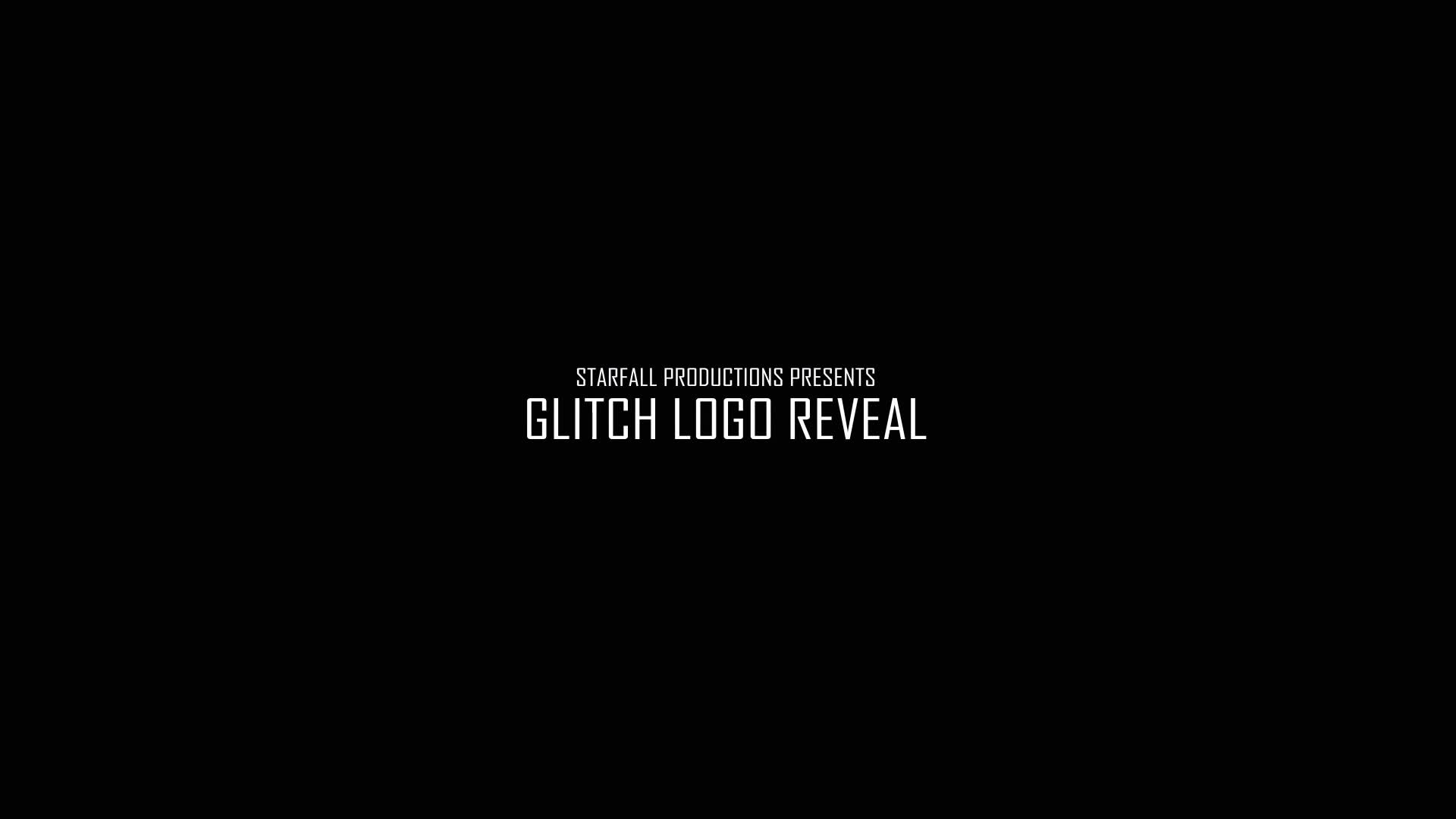 Glitch Logo Reveal Videohive 27534224 After Effects Image 1