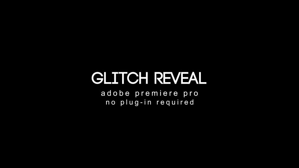 Glitch Logo Reveal Premiere Pro Videohive 30559537 Premiere Pro Image 1