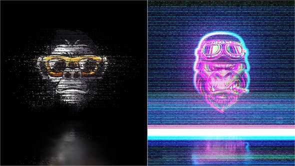 Glitch Logo Reveal - Videohive Download 32797422