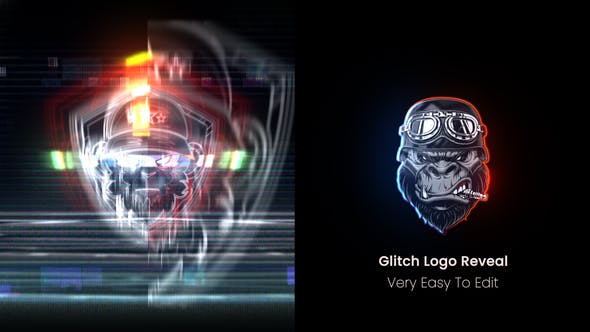 Glitch Logo Reveal - Videohive Download 36321940