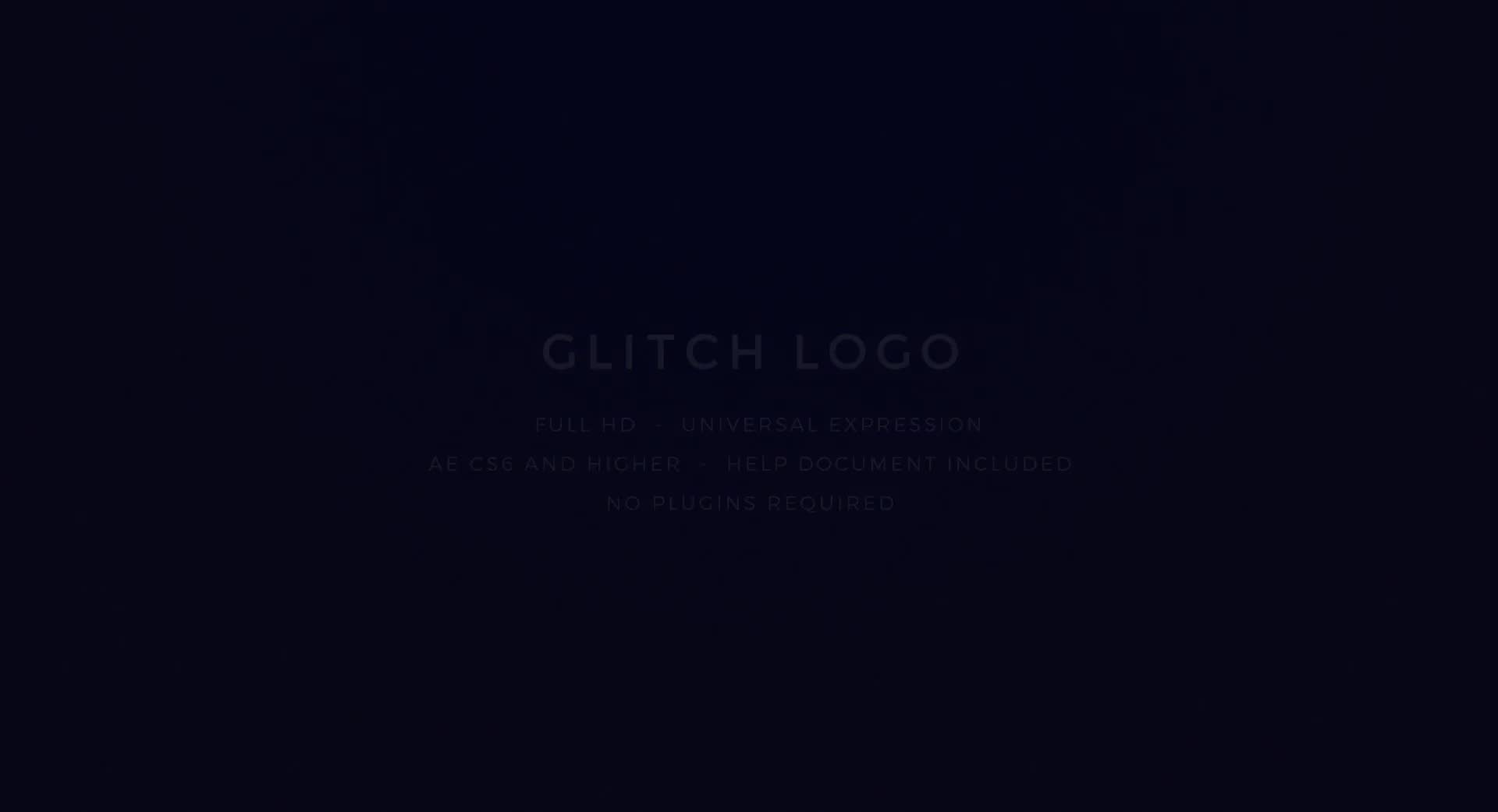 Glitch Logo Videohive 21707980 After Effects Image 2
