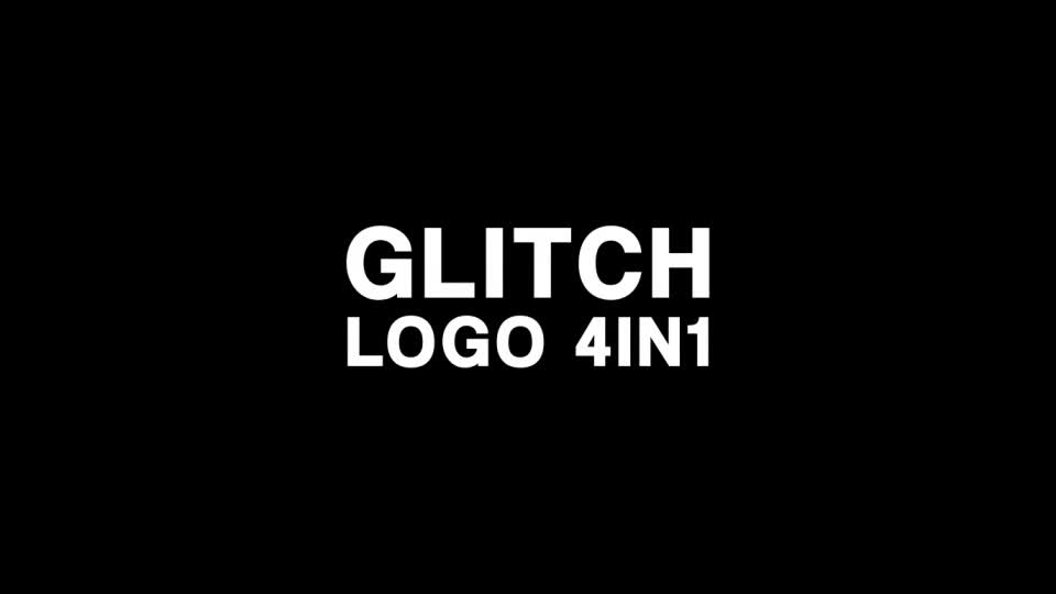 Glitch Logo_4in1 Videohive 39176994 After Effects Image 1