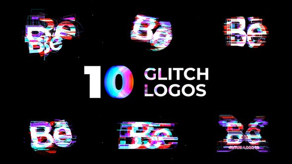 Glitch Logos - 33649228 Videohive Download