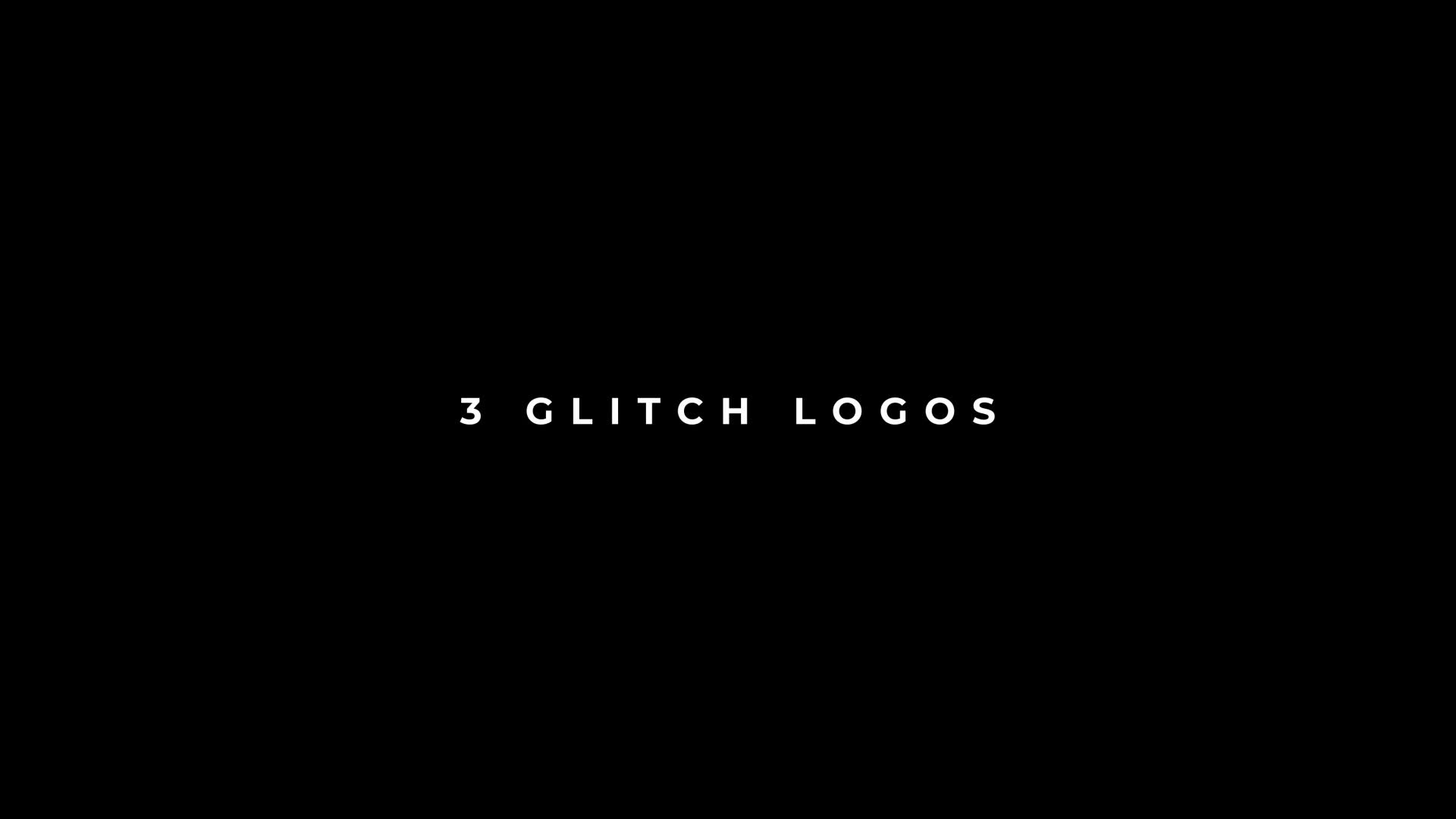 Glitch Logos Videohive 34096341 After Effects Image 1